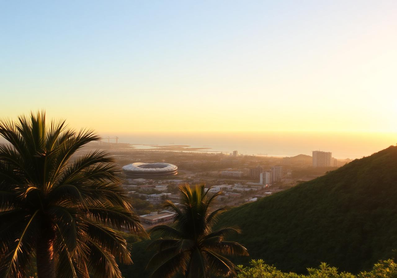 Durban cityscape from the Berea